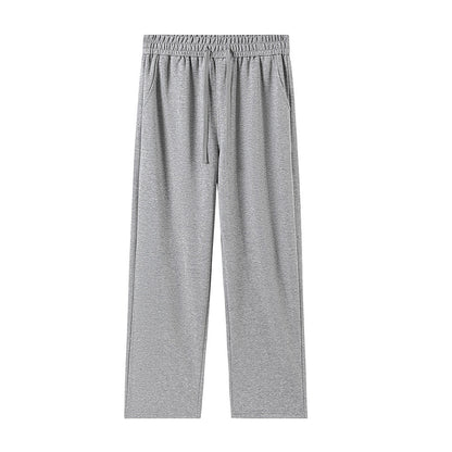 High-waisted Casual Straight-leg Pants