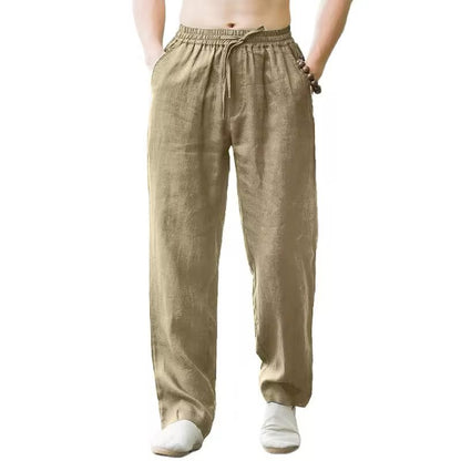 Casual Pants Men Loose Wide Leg Simple