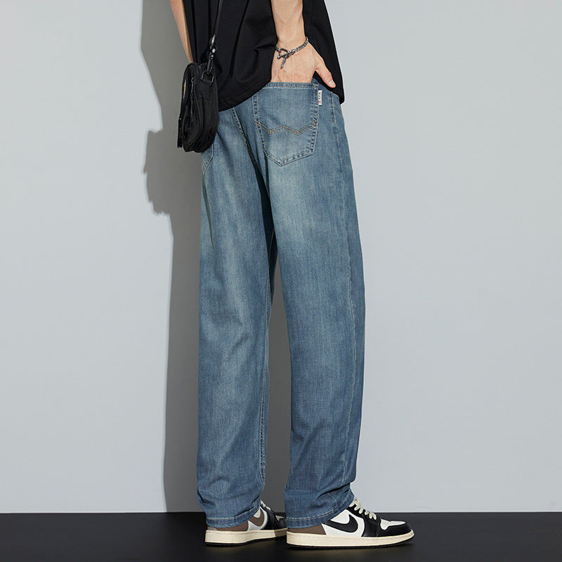 Cool-feeling Ice Silk Jeans For Men