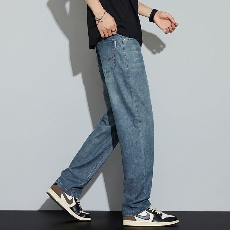 Cool-feeling Ice Silk Jeans For Men