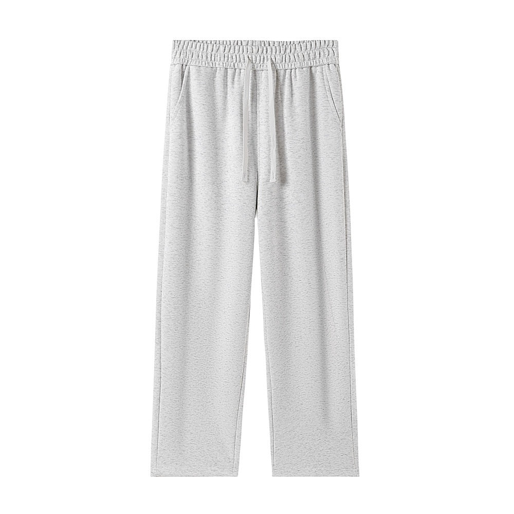 High-waisted Casual Straight-leg Pants