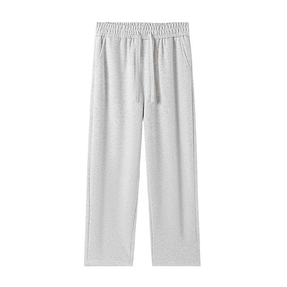 High-waisted Casual Straight-leg Pants