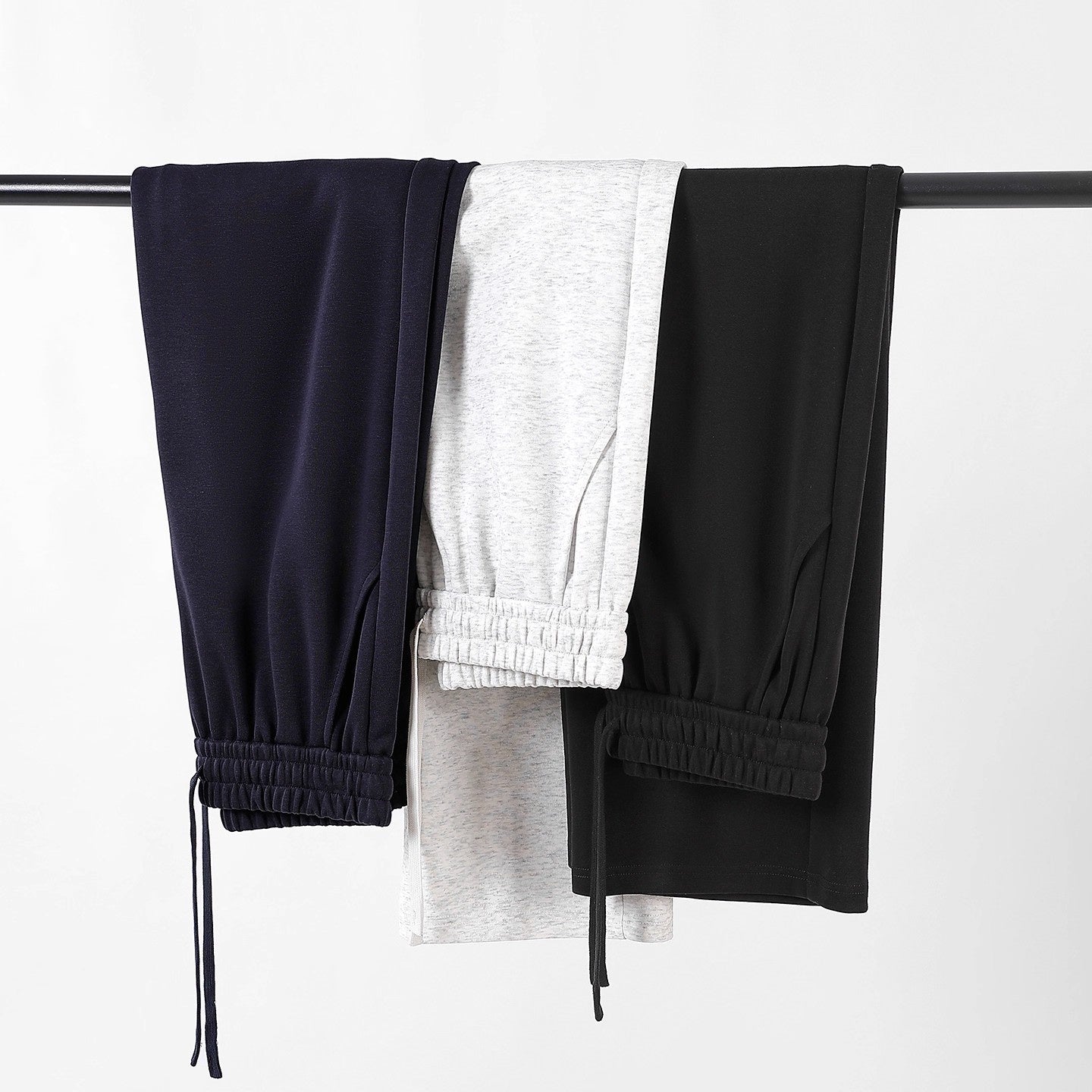 High-waisted Casual Straight-leg Pants