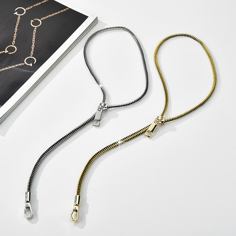 Personalized Hip Hop One Style For Dual-wear Zipper Necklace